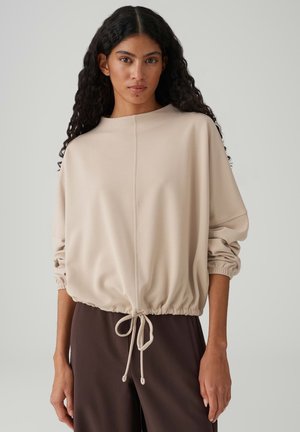 LOOSE WITH SOFT SURFACE - Sweatshirt - soft oat