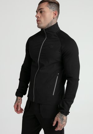Sweater met rits - black