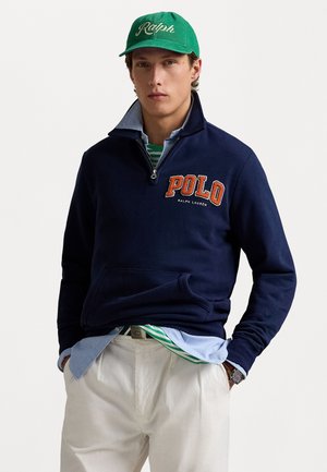 THE RL LOGO COLLARED SWEATSHIRT - Sweatshirt - cruise navy