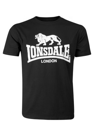 Lonsdale NORMALE PASSFORM LOGO - T-shirt imprimé - black