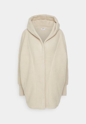 NMCOZY LONG SHACKET HOOD - Short coat - white pepper