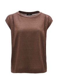 SASKINO - T-shirt basic - cocoa