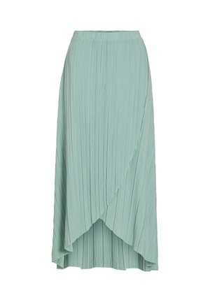 VILA, MAXIROCK VIPLIS HIGH WAIST - Jupe longue - blue surf