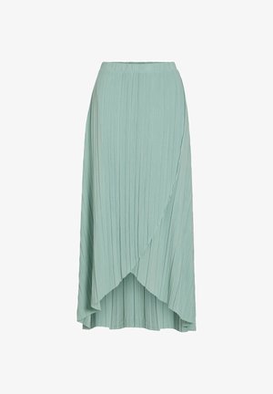 VILA, MAXIROCK VIPLIS HIGH WAIST - Maxirok - blue surf