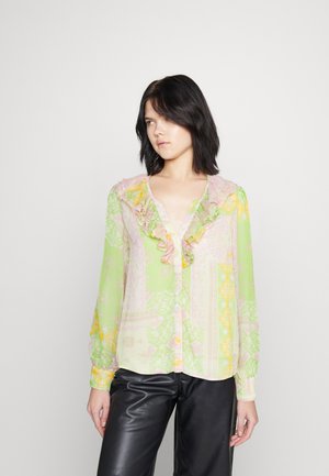 ONLY ONLSTELLA FRILL - Μπλούζα - kiwi