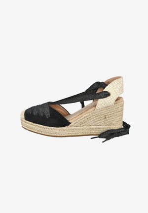 Pink Desert, ALPARGATAS DE ESPARTO - Zapatos de salón con cordones - black