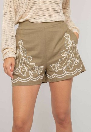 Dona x Lisa, SHORT BRODERIE XACOURE - Short - kaki