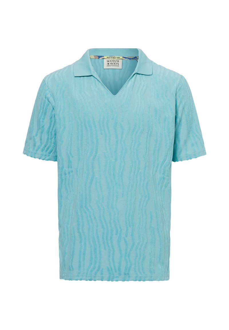 Scotch & Soda Poloshirt lichtblauw