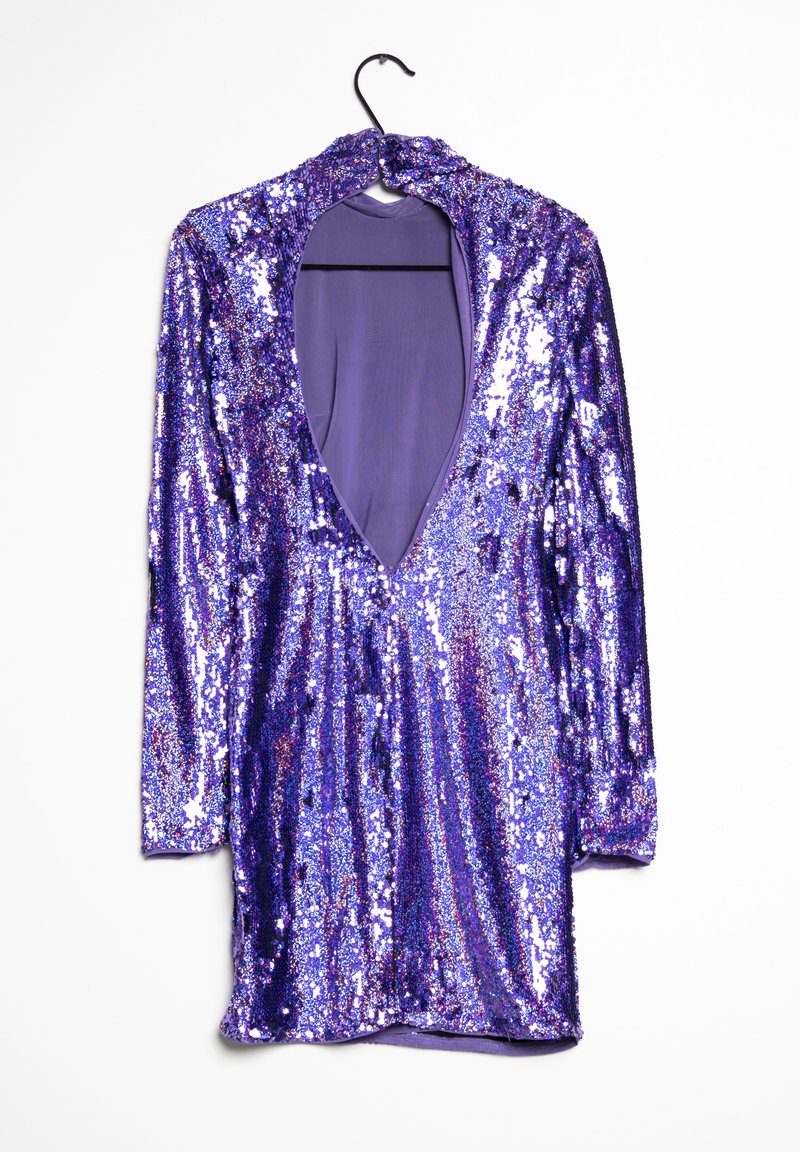bershka sequin dress Sequin halter mini dress - Women