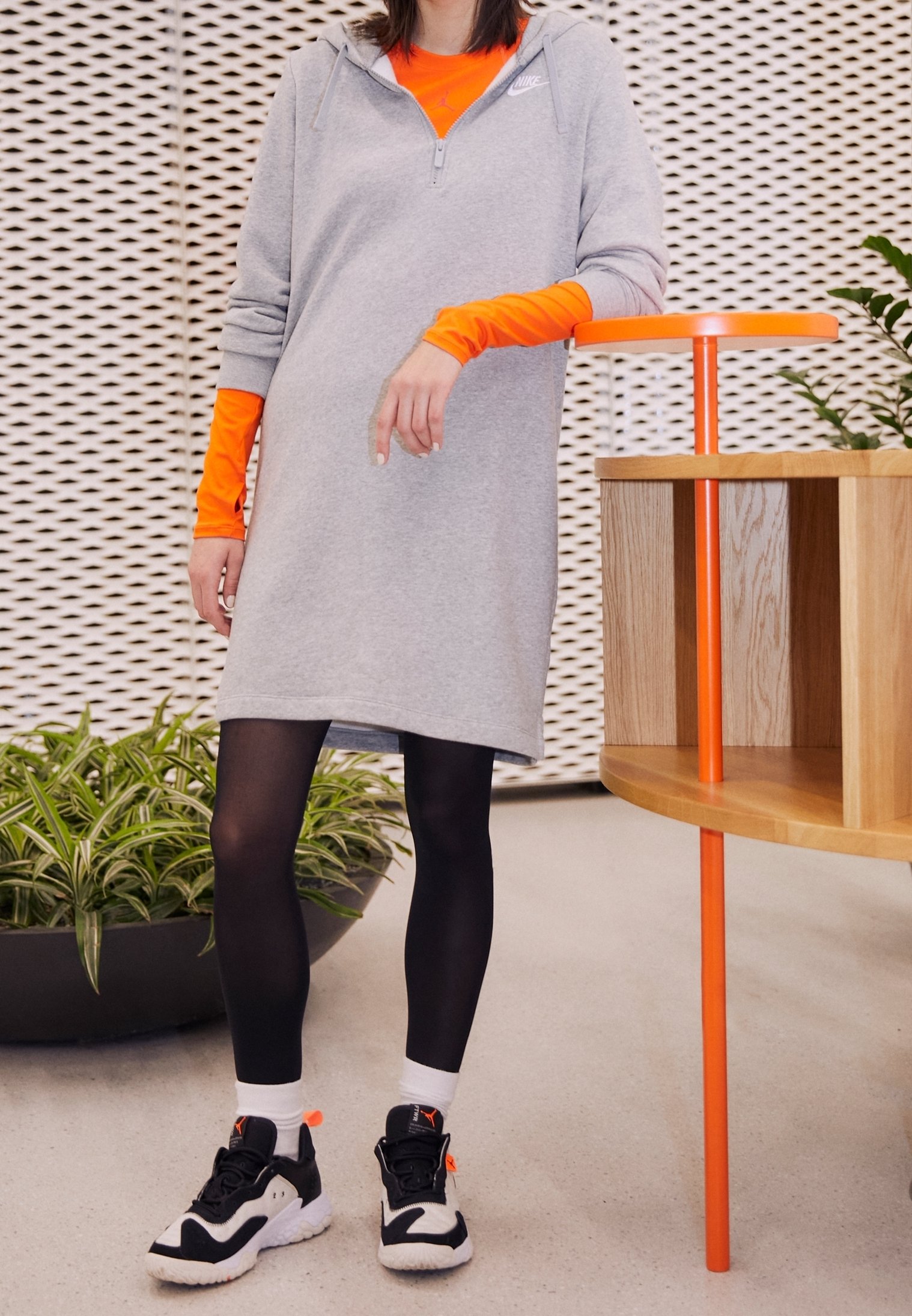 nike sportswear hoodie dress