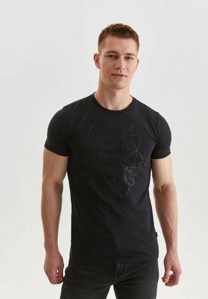 Top Secret T-Shirt print - czarny