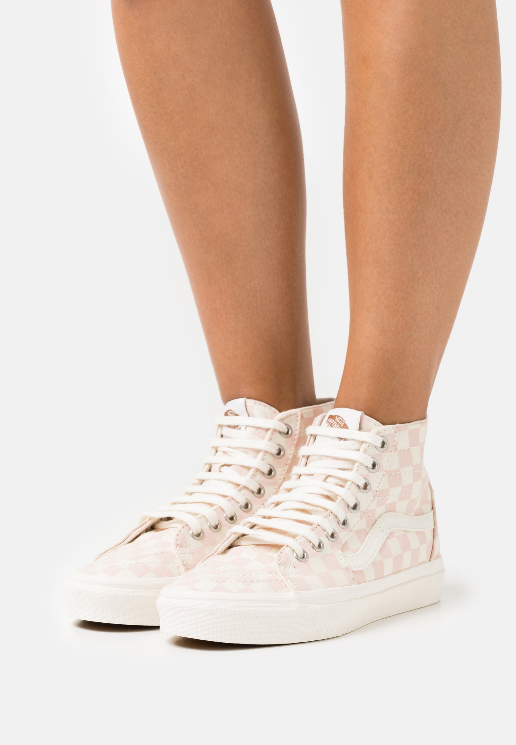 vans rosa alte
