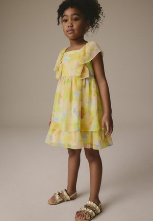 REGULAR FIT - PRINTED - Robe de jour - yellow