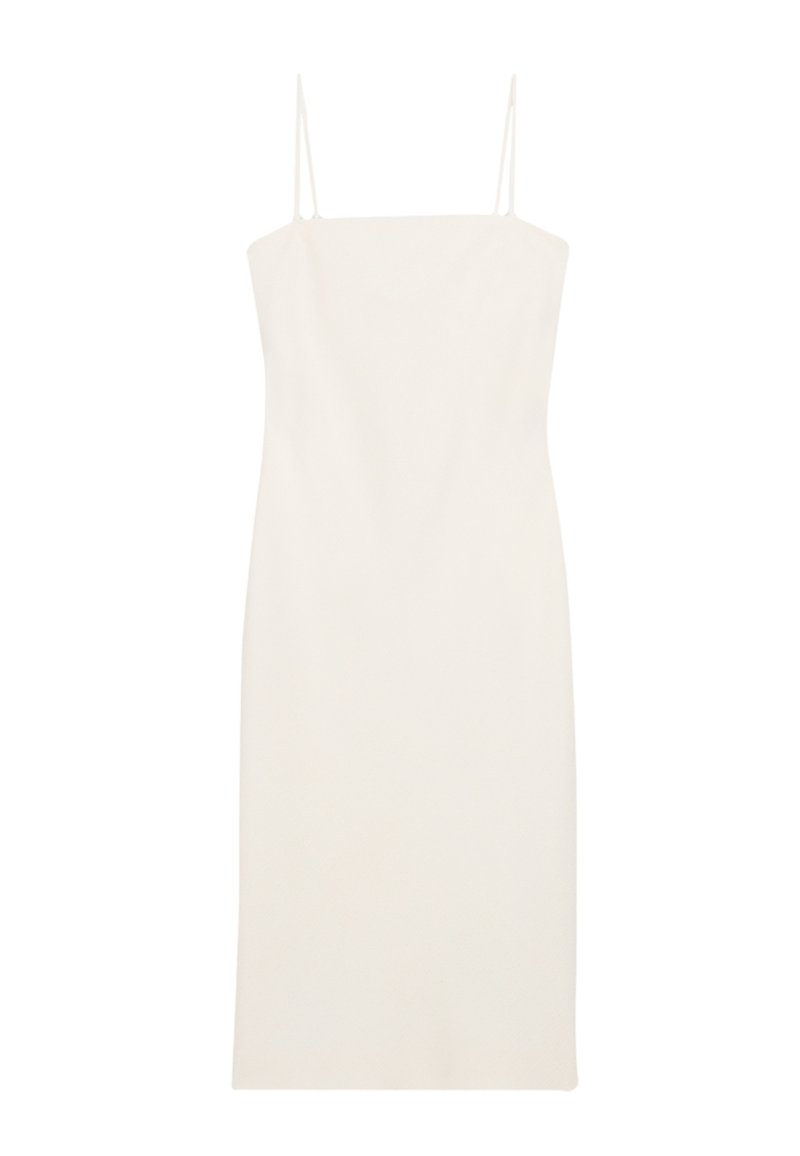 CLAUDIE PIERLOT Etui-jurk crème