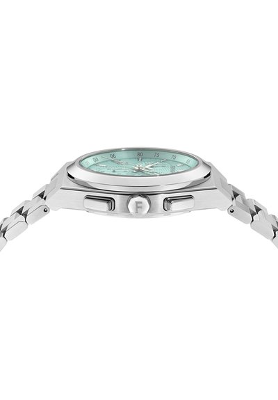 FERRAGAMO VA-VEGA UPPER EAST - Chronograph watch - silver-coloured and acqua