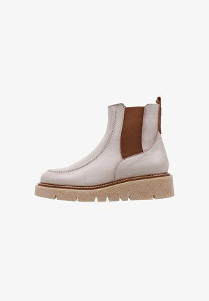 Sandra Fontán BADULES - Botines de cuña - beige