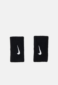 UNISEX  DOUBLEWIDE WRISTBANDS UNISEX 2 PACK - Zweetbandje - schwarz/weiss