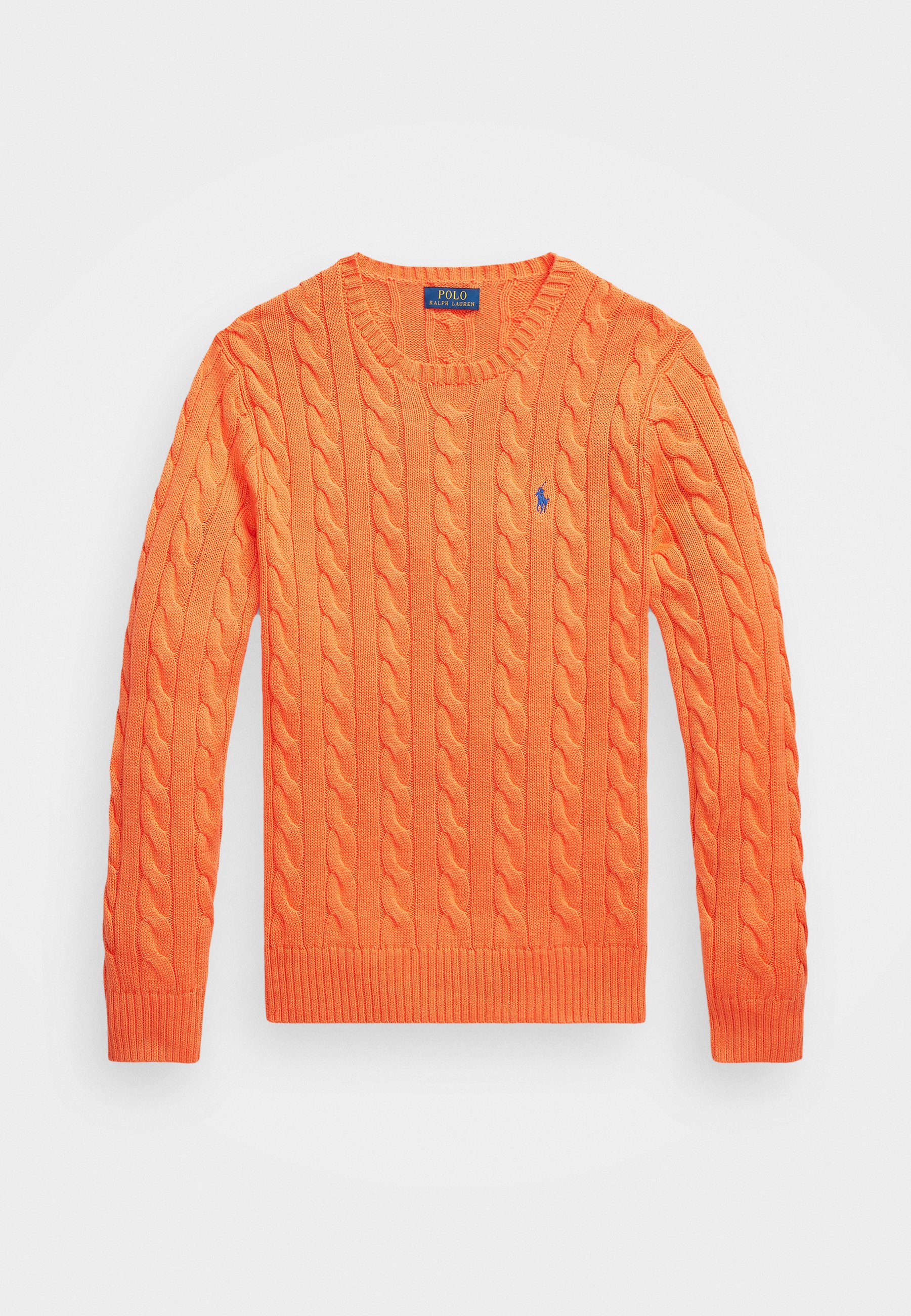 【送料&関税込】Polo Ralph Lauren Cable Knit Sweater With Ic Polo Ralph Lauren CABLE-KNIT COTTON JUMPER - Jumper - red