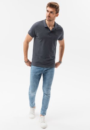 Ombre 3 PACK - Poloshirt - violet light blue and dark grey