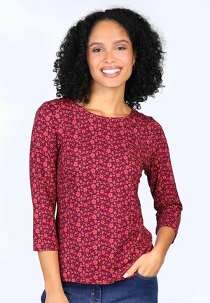 3/4 ZOALA LITTLE FLOWER - Bluse - deep purple
