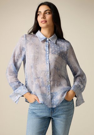FANTASIA FOULARD - Hemdbluse - azzurro