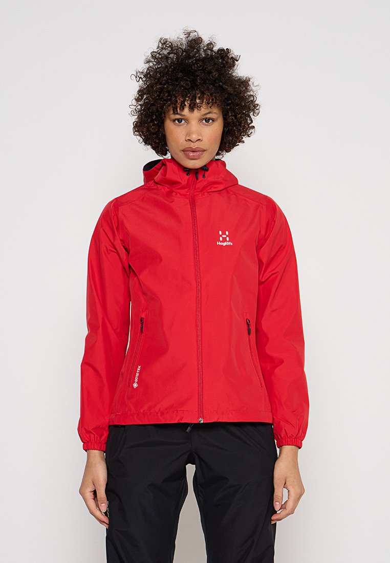 Haglöfs Hardshell-jas metallic-rood Haglöfs Hardshell-jas metallic-rood