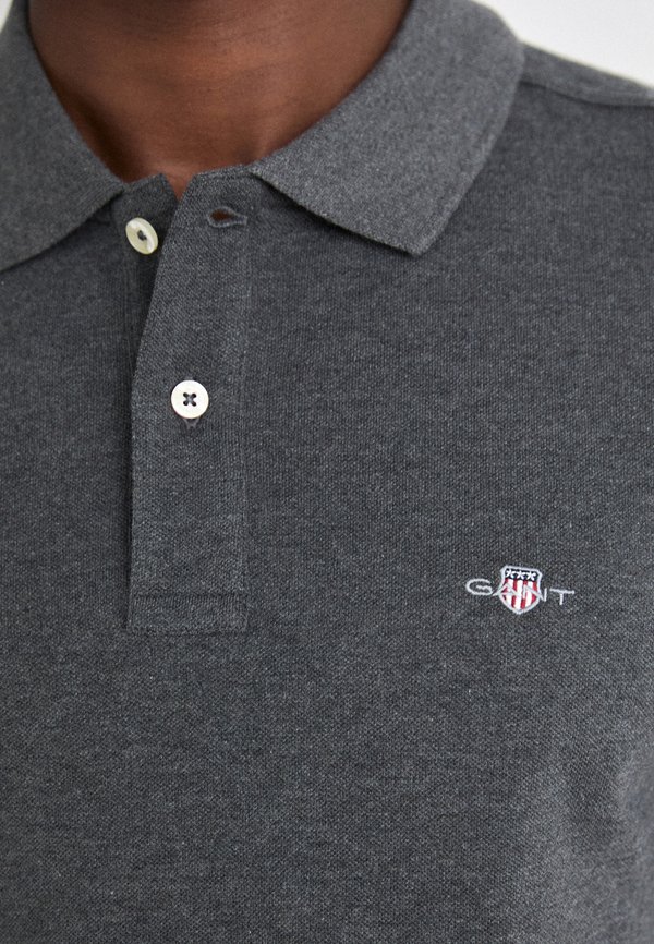 ARCHIVE SHIELD - Polo shirt - antracit melange4