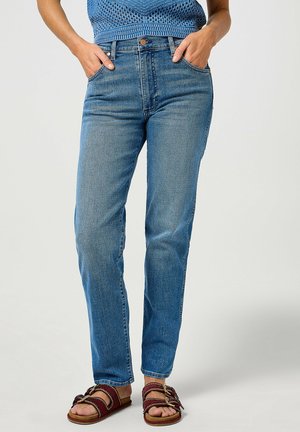 5-POCKET SUNSET - Straight leg jeans - bedazzled blue
