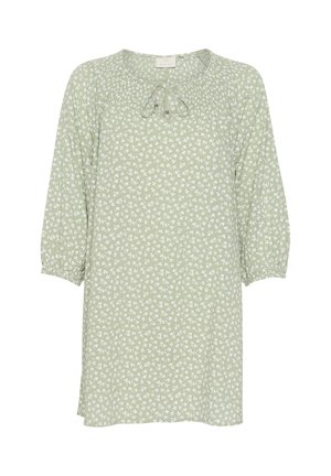 Kaffe BPTAMARA 3/4 SLEEVE - Tunika - green white flowers