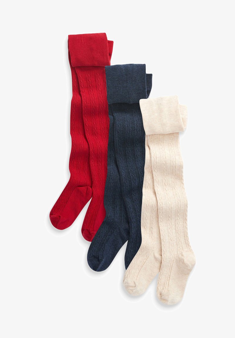 Next 3 PACK CABLE - Collants - red