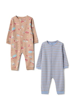 TWIN PACK - Pyjama - light blue beige