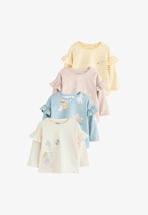 Next, REGULAR FIT - FRILL DETAIL LONG SLEEVE 4 PACK - Camiseta de manga larga - neutral blue