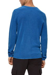 QS MIT MUSTERSTRUKTUR - Strickpullover - royalblau