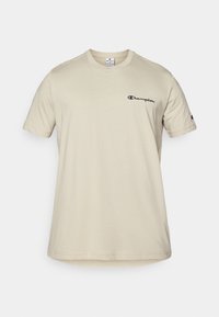 ICONS CONTRAST CREWNECK - Basic T-shirt - beige