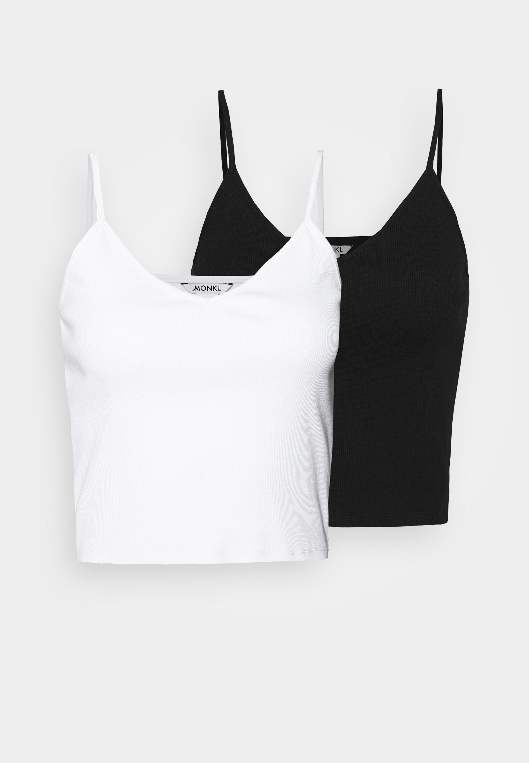 Black/white tank top