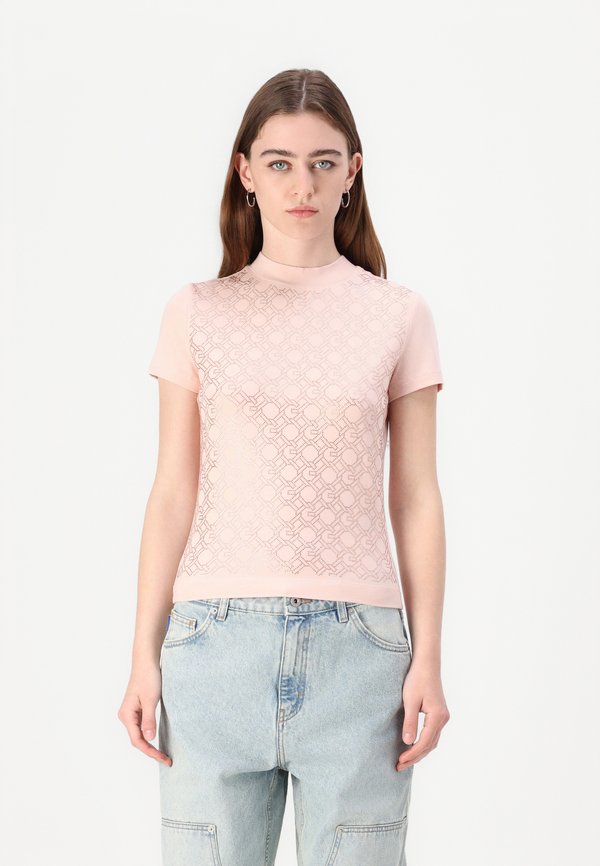 MOCK NECK  - Print T-shirt