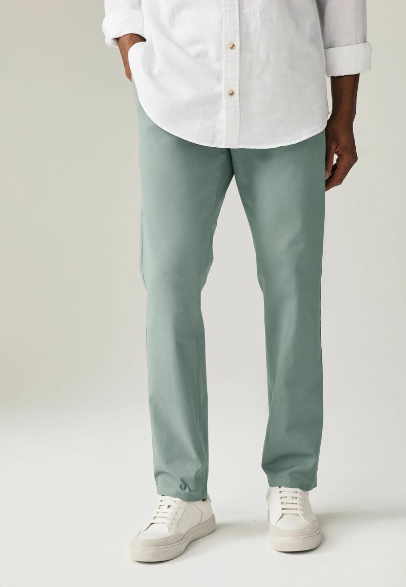 Next SLIM FIT STRETCH - Chinos tipa bikses - pale green