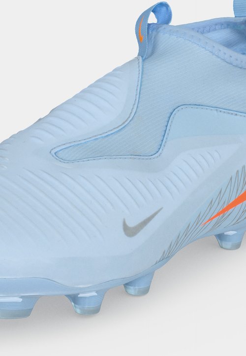 Nike PHANTOM 6 HIGH ACADEMY FG/MG UNITED UNISEX - Football boots artificial grass - blue tint/total orange/chrome — foto 7