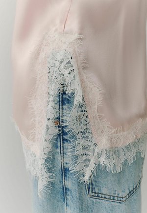 Next, REGULAR FIT - LACE TRIM CAMI TOP  . - Top - pink cream