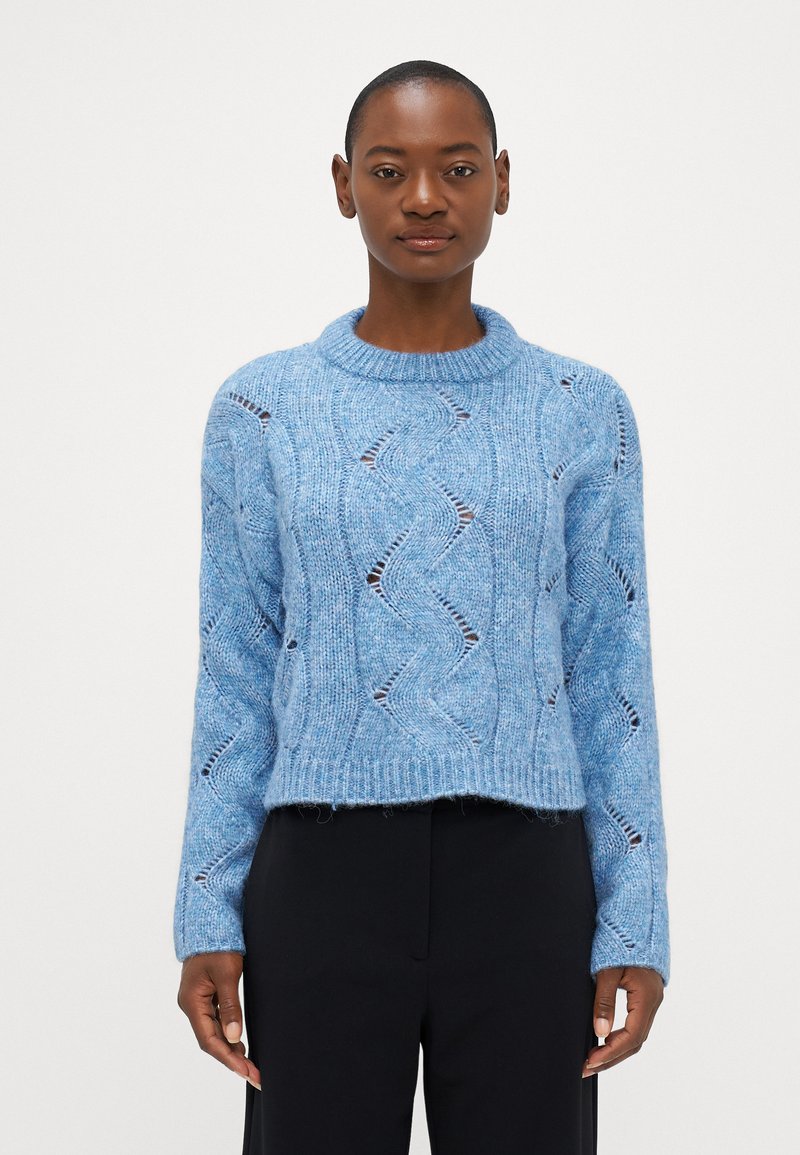 Vero Moda Petite VMLINA O NECK  - Džemperis - allure melange