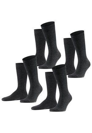FALKE SWING 4 PACK - Sokken - paar anthracite melange