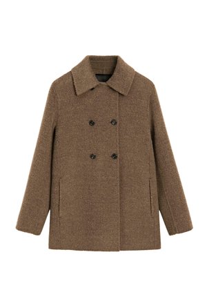 Klassischer Mantel - mottled brown
