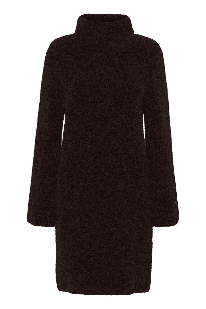 Gestuz Gebreide jurk donkergrijs Gestuz Gebreide jurk donkergrijs