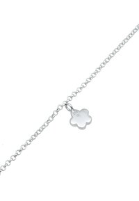 Elli SPARKLING FLOWER CHARM - MIT KRISTALLEN VON SWAROVSKI® - Ankelkæder - silberfarben