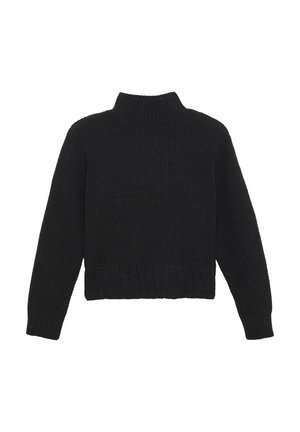 Strickpullover - schwarz