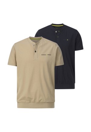 DOPPELPACK MARILO - T-Shirt print - beige