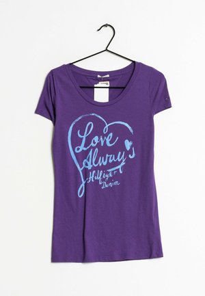 Hilfiger Denim T-shirt print - purple