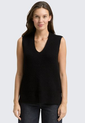 Strickpullover - deep black