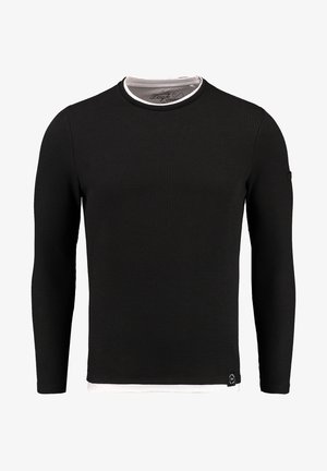 Key Largo, STEFANO ROUND - Sweatshirt - black