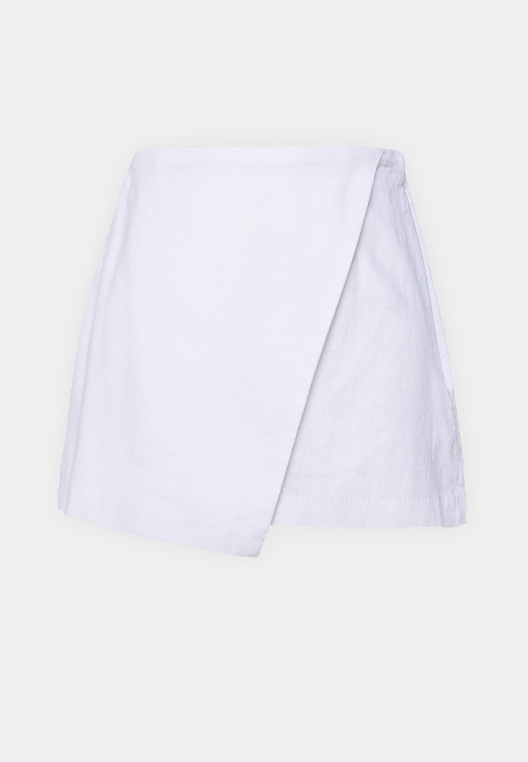 Abercrombie Fitch WRAP SKORT Shorts brilliant white/white